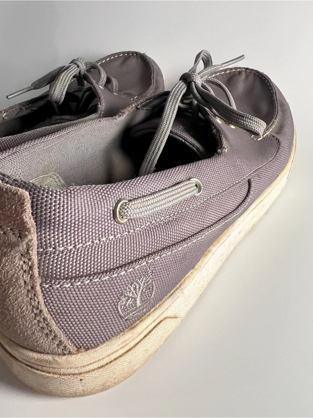 Timberland Men’s Casual Canvas Boat Shoes - Gray Size 12